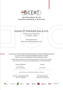 Zertifikat-Ö-CERT bis 2025